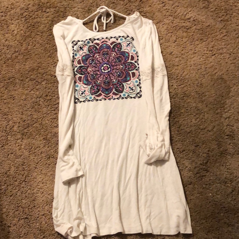 Long sleeve kids dress